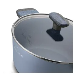 Garnek na indukcję non stick z pokrywką Starke Pro Double 1,45 l