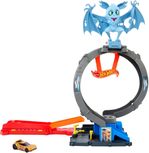 Tor Hot Wheels City Pętla nietoperza HTN78