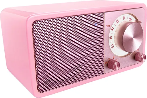 Radioodbiornik Sangean GENUINE MINI WR-7 Radio FM Bluetooth Różowy