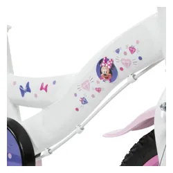 Rower dziecięcy HUFFY Disney Minnie 16 cali dla dziewczynki Biały