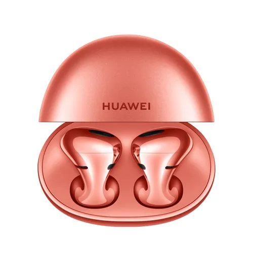 Беспроводные наушники Huawei FreeBuds 5 ANC с зарядным чехлом, наушники-вкладыши Bluetooth 5,2, коралловые