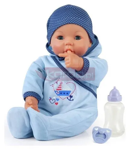 Lalka Hello Baby 46cm niebieska