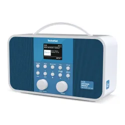 Radioodbiornik TechniSat TechniRadio 5 IR BT SA Radio FM DAB+ Internetowe Bluetooth Niebiesko-biały