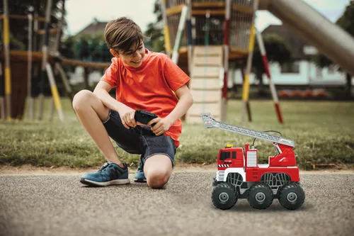 Samochód zdalnie sterowany LEXIBOOK Wóz strażacki Crosslander Pro RCP20