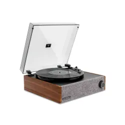 Gramofon Victrola Eastwood LP VTA-78-WLN-INT Manualny Napęd paskowy Bluetooth Orzech