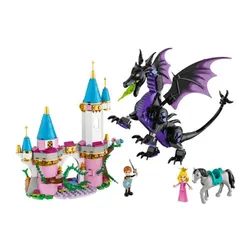 Конструктор LEGO Disney 43240 дьявол как дракон