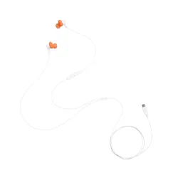 Słuchawki przewodowe JBL Endurance Run 3C USB-C Dokanałowe Mikrofon Biały