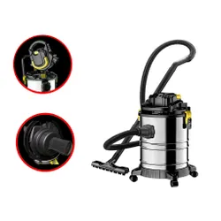 Odkurzacz Garażowy 1200W 25L Sucho Mokro Funkcja Nadmuchu Pył DREL