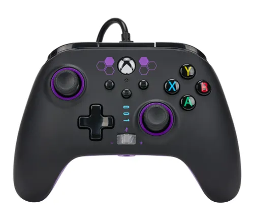 Геймпад PowerA Enhanced Purple Hex к Xbox Series X/S, Xbox One, PC Проводной