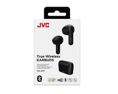 Słuchawki bezprzewodowe JVC HA-A3TBU Douszne Bluetooth 5.1 Czarny