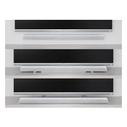 Soundbar SHARP HT-SBW55121 Srebrny 5.1.2-kanałowy, Bezprzewodowy Subwoofer, HDMI eARC, Dolby Atmos, 4K, BT