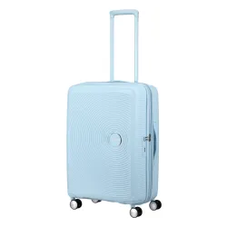 Средний чемодан American Tourister Soundbox 67cm - Pastel Blue