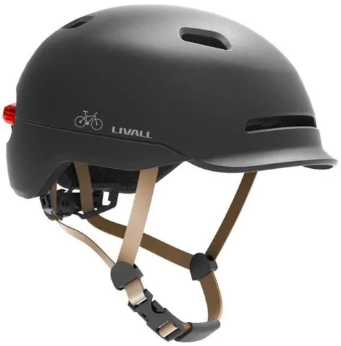 Kask LIVALL C20 Czarny z lampką (rozmiar L)