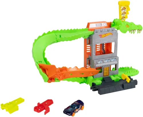 Tor Hot Wheels City Krokodyl Atak na pizzerię JHL93