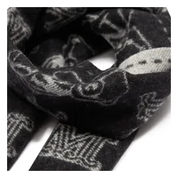 Șal Max Mara Wsamina 234546373 Furat Negru 002