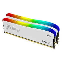 Pamięć RAM Kingston FURY Beast RGB Special Edition 32GB (2 x 16GB) 3600 CL18 Biały