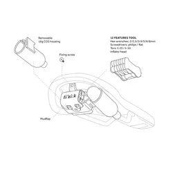 Седло Fizik Gravita Alpaca X5 + Carriage Kit