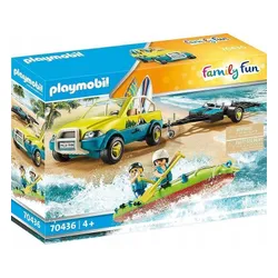 PLAYMOBIL 70436 Auto z przyczepką na kanu