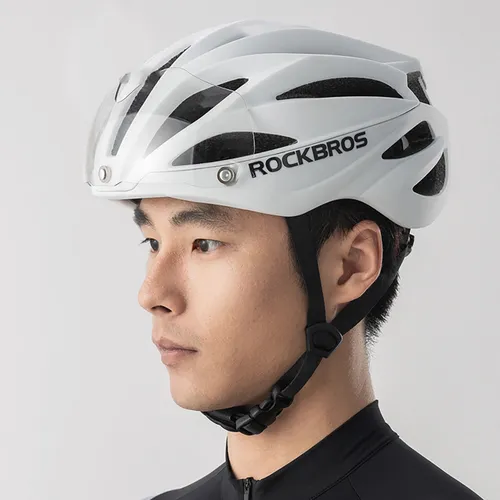 Kask rowerowy ROCKBROS 8386824304060 Biały Szosowy (rozmiar 58-62)