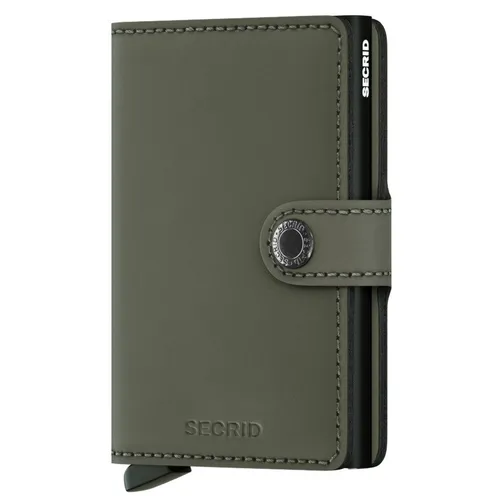 Miniwallet Secrid'in küçük Cüzdanı-matte green / black