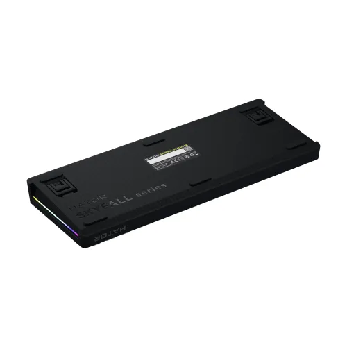 Klawiatura magnetyczna Hator Skyfall 65 MAG Ultra 8K Aurum Ice Czarno-Szary