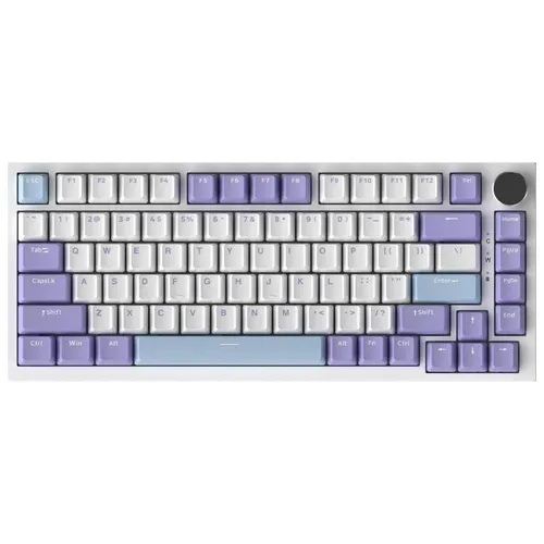 Klawiatura mechaniczna przewodowa Ajazz AK820 Sea Salt Switch biała