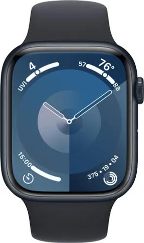 Apple Watch 9 GPS 45mm koperta z aluminium (północ) + pasek sportowy S/M (północ) (CPO)