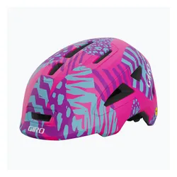 Kask rowerowy dziecięcy Giro Scamp II Jr matte pink animal
