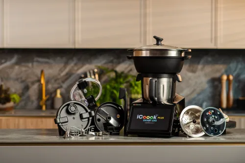 Wielofunkcyjny robot kuchenny ICOOOK 3.0 PLUS MRK-48P (WiFi) z wagą i krajarką w kostkę