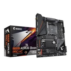 Gigabyte Płyta główna B550 AORUS PRO AC AM4 4DDR4 HDMI M.2 ATX