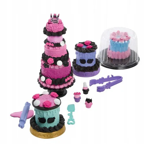 LALKA MONSTER HIGH STRASZYSŁODKIE URODZINY TORT DIY zestaw z Clawdeen Wolf JBG78