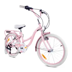 Rower dziecięcy SUN BABY Flower Bike 20 cali dla dziewczynki Różowy