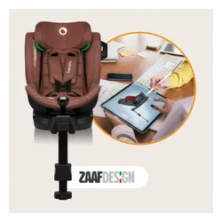 Fotelik samochodowy LIONELO Harmony i-Size 40-150 cm (0-36 kg) Czerwony
