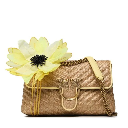 Pinko dragoste Lady Puff clasic CL pe 23 PLTT 100043 A0ot Galben C20q sac