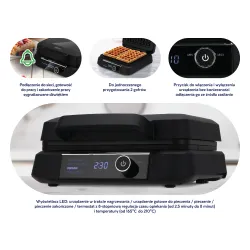 Gofrownica MPM MGO-56 1900W Regulacja temperatury