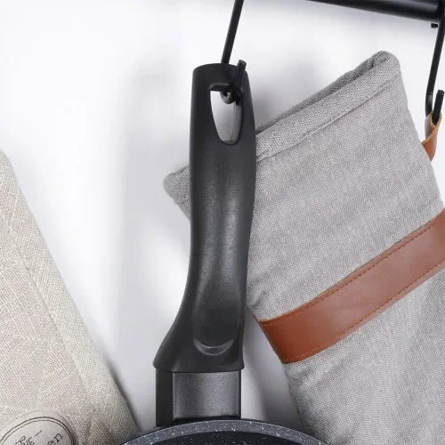 Patelnia granitowa nieprzywierająca GRANDE ONE CZARNA 20 cm