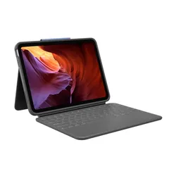 Etui na iPad LOGITECH Rugged Folio Szary Klawiatura