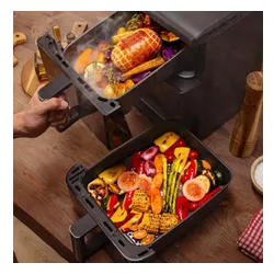 Air Fryer Frytkownica beztłuszczowa CECOTEC Cecofry DuoLevel 10000 Window 10l z podwójnym koszem