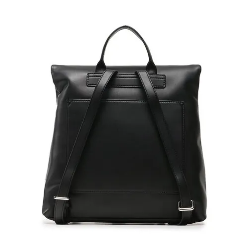 Rucsac DKNY Tilly Md Foldover Ba R31kz350 Negru / Argintiu BSV