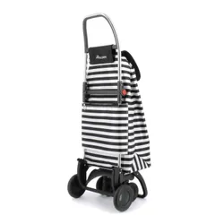 Wózek na zakupy składany Rolser I-Max 4 LT Tour Marina - white / black