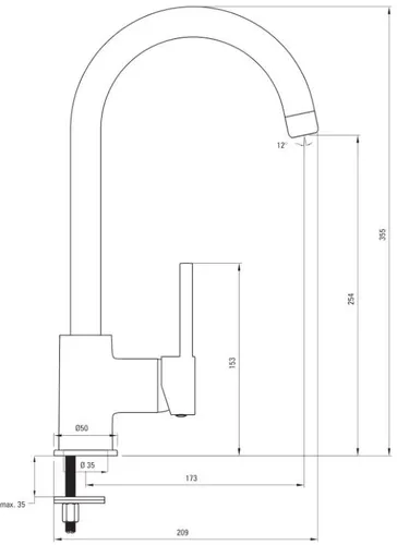 Bateria DEANTE Nemezja BEN 762M Piaskowy