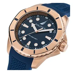 Nautica NAPKMS306 Rose Gold / Blue Saatler