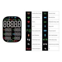Waga łazienkowa WEBBER Bonita SBS-1321B-B Czarny