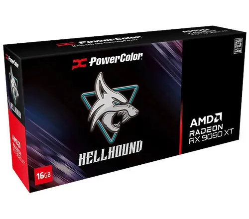 Karta graficzna POWERCOLOR Radeon RX 9060 XT Hellhound 16GB