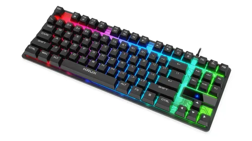 Klawiatura membranowa Krux Solar TKL RGB Czarny