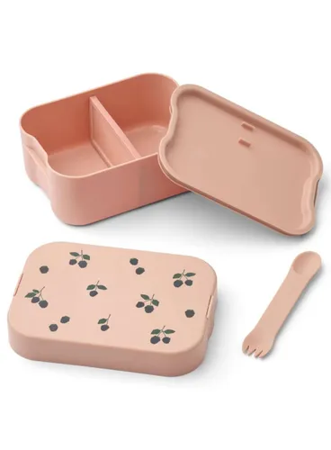 Zestaw lunchbox + butelka Liewood Chelsey Lunchbox Set - berry / pale tuscany