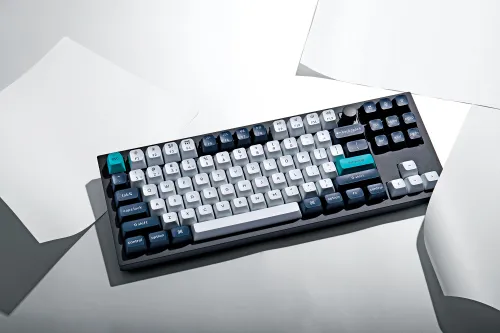 Klawiatura KEYCHRON Q3 Max Wireless Switch Gateron Jupiter Red Czarno-biało-niebieski