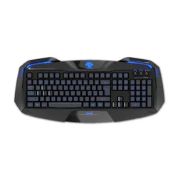 Klawiatura membranowa E-BLUE Auroza Gaming czarna Czarny