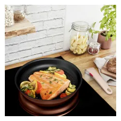 TEFAL Ingenio Eco Respect 2 szt. - zestaw patelni nieprzywierających z odpinanym uchwytem