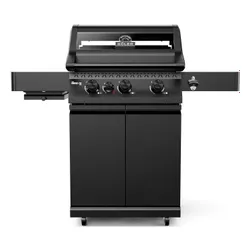 Grill gazowy KOLER Krone Compact Pro Czarny 15.8 kW 60 x 46 cm